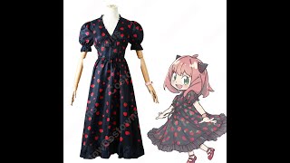 【コスプレ衣装】アーニャ・フォージャー パフスリーブワンピース コスプレ衣装 『SPY×FAMILY』（スパイファミリー） 被検体007 大人用 cosplay 仮装 変装