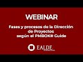 Fases y procesos de la Dirección de Proyectos según el PMBOK® Guide