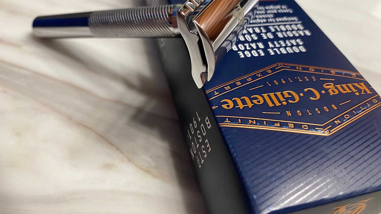 Wetshaving gateway drug King C Gillette safety razor, first impression