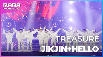 [Plus Cam] TREASURE (트레저) - JIKJIN+HELLO (4K)│@2022 MAMA AWARDS