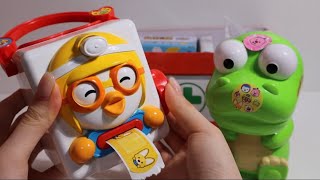 [💎Toy asmr💎] Pororo Band-Aid Sticker Medicine Box💊ASMR💊 No music