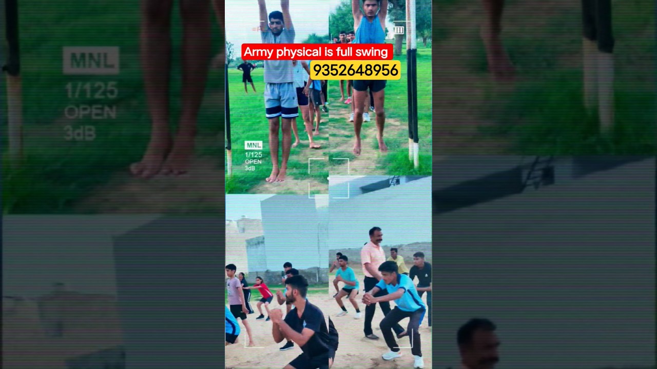 Army Agniveer physical batch start ll 