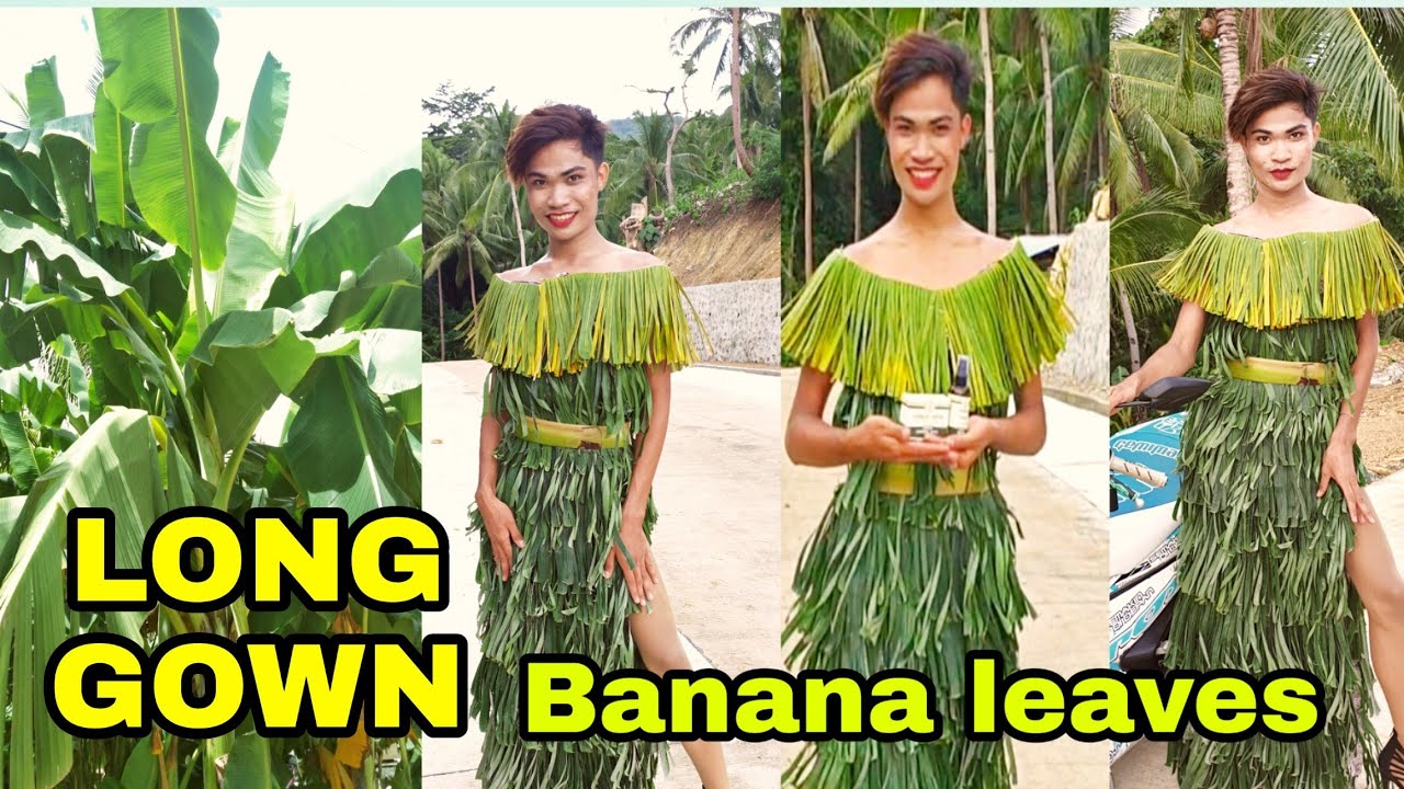 PAANO BA GAWIN ANG GANITONG GOWN NA MULA SA DAHON