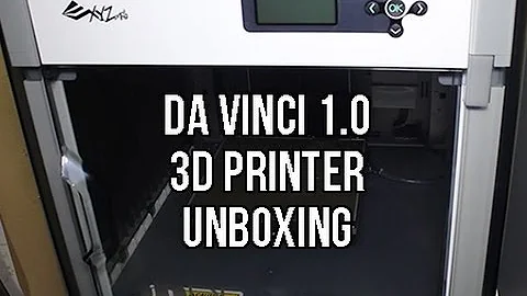 Unboxing & Quick Look At The Da Vinci 1.0 3d Printer From XYZ Printing