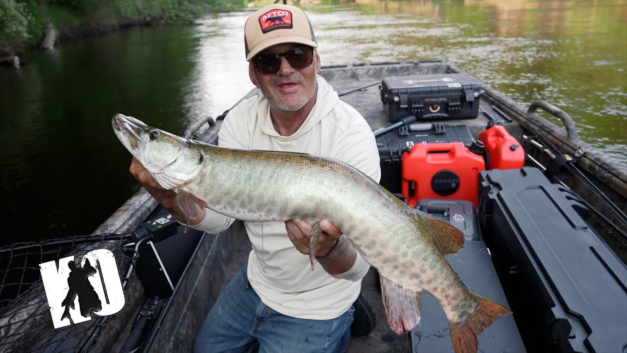 Keyes Outdoors Musky Hunting Adventures 2026, Episode 6: Spring Tributary Muskies