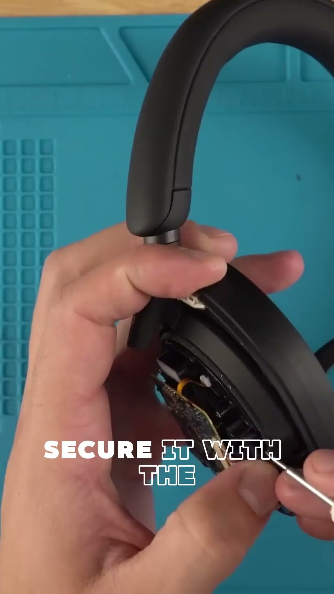 Fix a Broken Sony WH-1000XM5 Headband Swivel Hinge! 🎧🛠️ #shorts