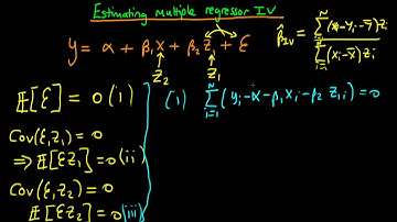 A Full Course in Econometrics Lecture 153 | Multiple Regressor Instrumental Variables Estimation