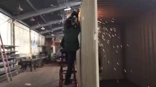 Transforming Containers into Theaters - Sparks fly!