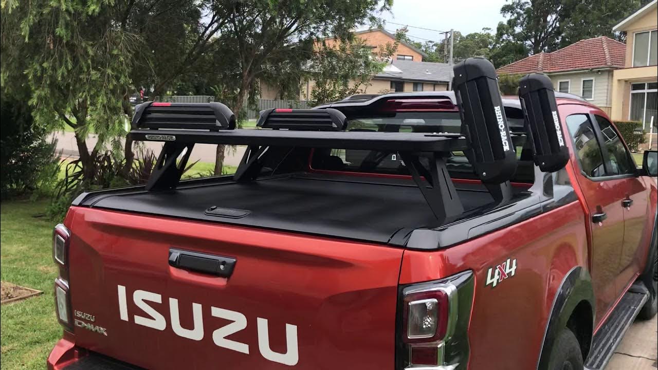 2021 Dmax X Terrain tub rack fishing rod holders YouTube