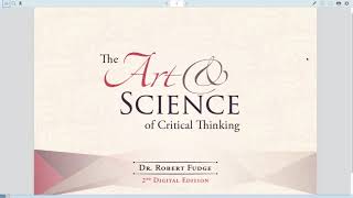 Introductory Lecture for PHIL 1250 Critical Thinking, Spring 2019