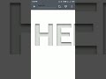 Text shadow in text inside border