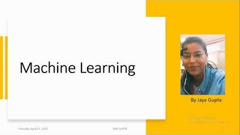 Basics of Machine Learning
