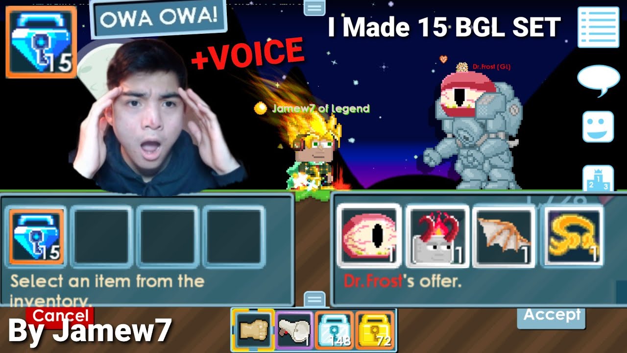 I Made 15 BGL! Set In Growtopia! + (Voice) RIP BGL!! OMG!! Growtopia