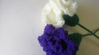 crochet a carnation flower, no glue #handmade #craft #crochet #diy #easy #handmade  #yarnover
