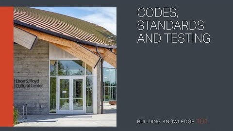 Codes, Standards and Testing