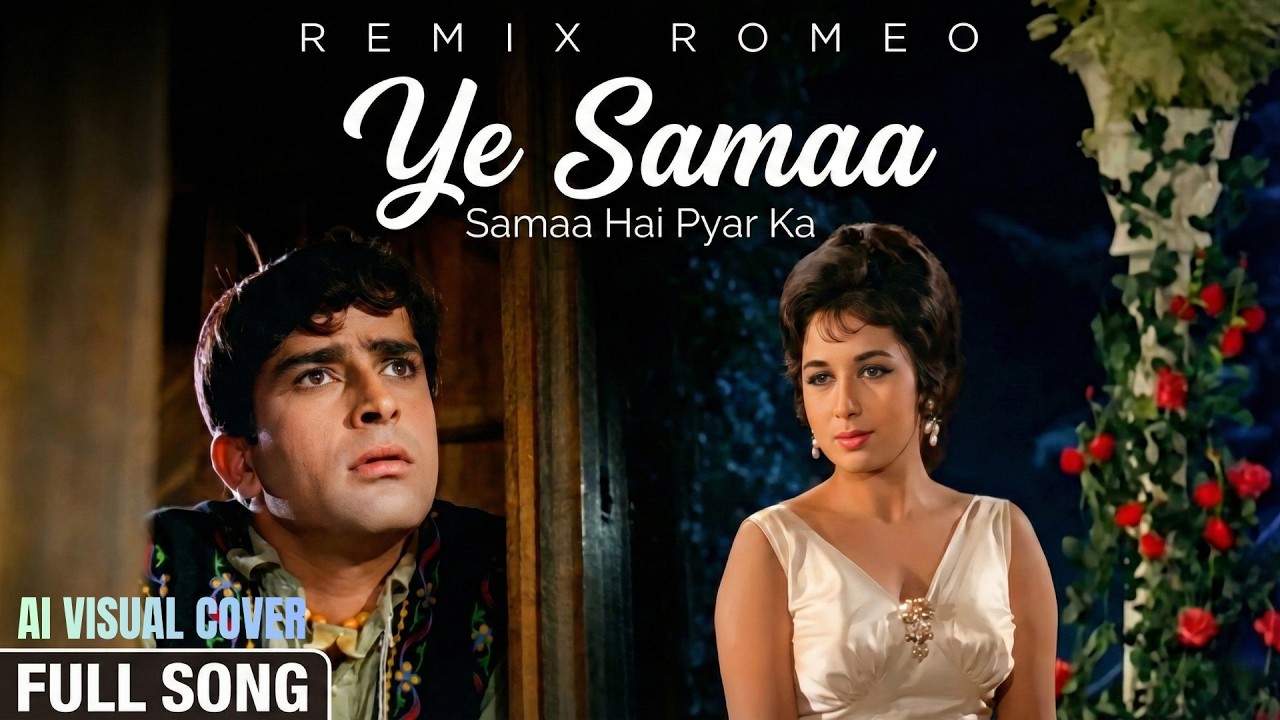 Ye Samaa, Samaa Hai Pyar Ka - Remix Romeo - Jab Jab Phool Khile - AI Visual Cover Song