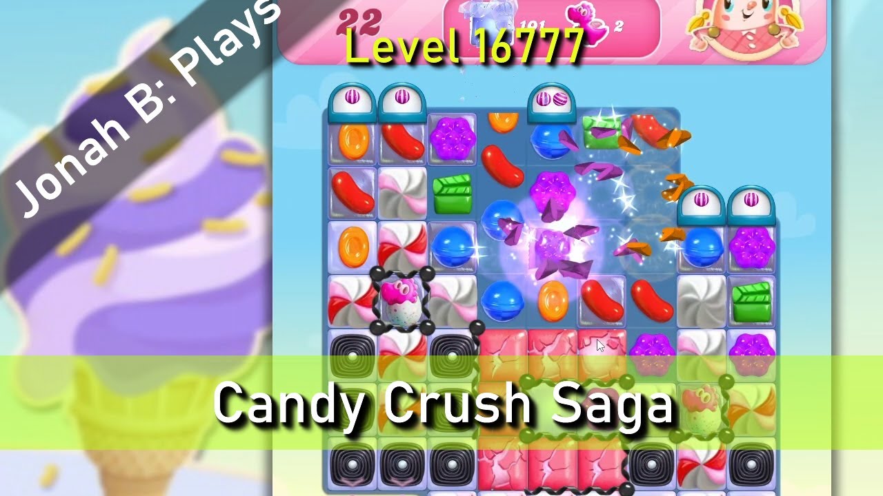 Candy Crush Saga Level 16777 - YouTube