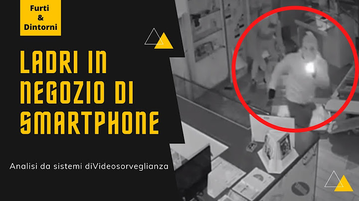 Ladri in un negozio di cellulari . furti in diretta di smartphone