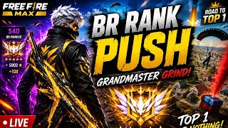🔴 BR RANK PUSH LIVE 🚀 HEROIC GRIND | FREE FIRE MAX | GABBAR ELITE