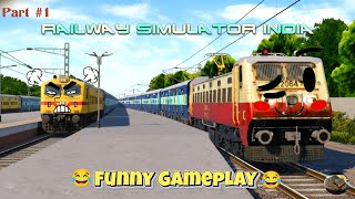 RAILWAY SIMULATOR INDIA NEW UPDATE GAMEPLAY | FUNNY ROLEPLAY | MUST WATCH🤣 | ISHU K TECH screenshot 5