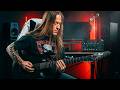 Steve Stine Shreds Over a Metal Backing Track