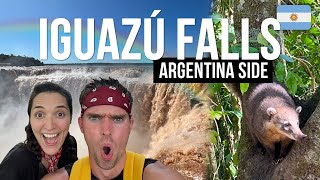 A Day at Iguazu Waterfalls Travel Vlog ( 🇦🇷 ARGENTINA Side)