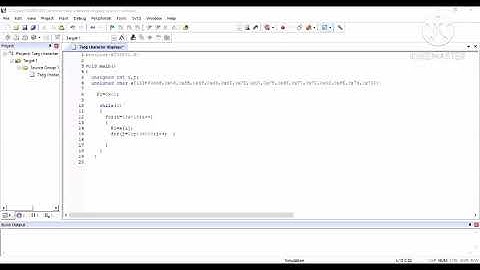 Program to display characters in 7 segment display.