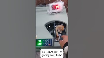 Godrej table top bundle note counting machines