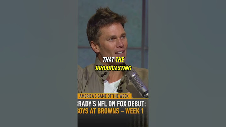 Preparing for the Broadcast - New Structure #tombrady #nfl #sports #football