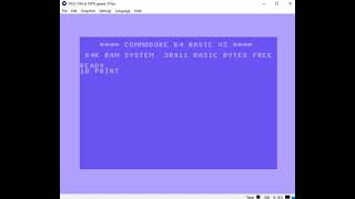 Hello world in C64 computer