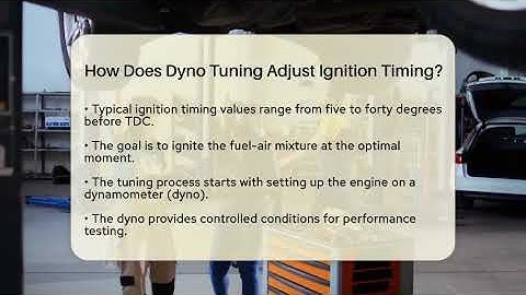 How Does Dyno Tuning Adjust Ignition Timing? - Car Performance Pros