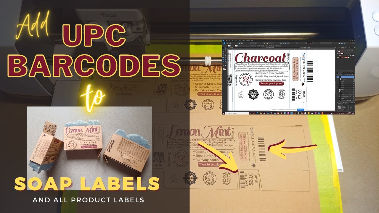 How to Setup UPC Barcodes on Soap Labels - YouTube