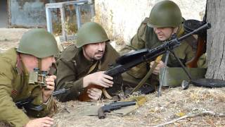 Dp28 Blank Firing Reenactment Cccp Machinegun