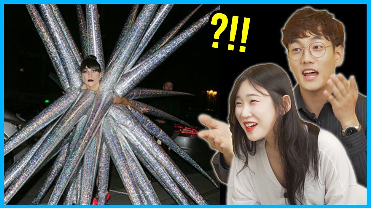 Koreans REACT to Best of LADY GAGA Outfits!!!