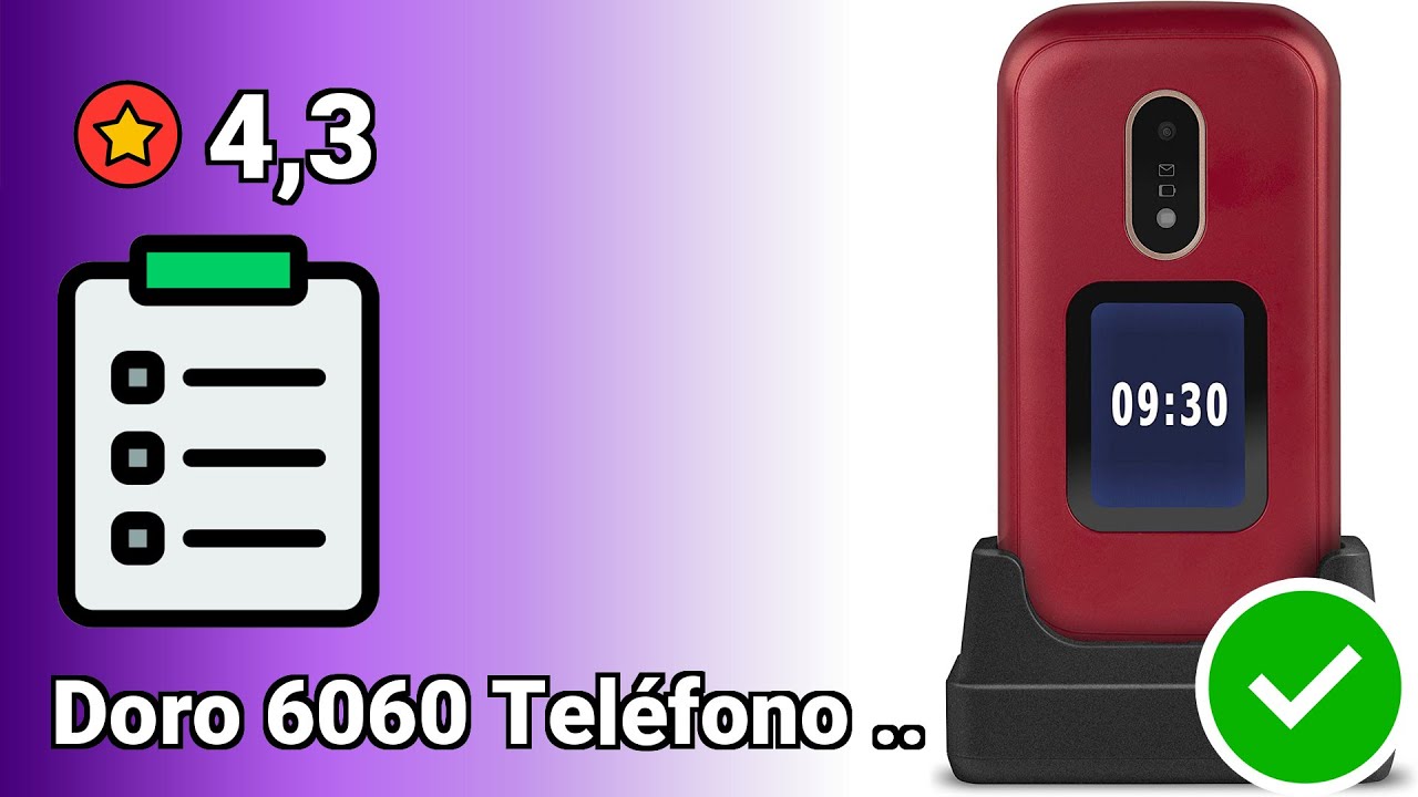 Teléfono móvil para mayores DORO 6880 4G