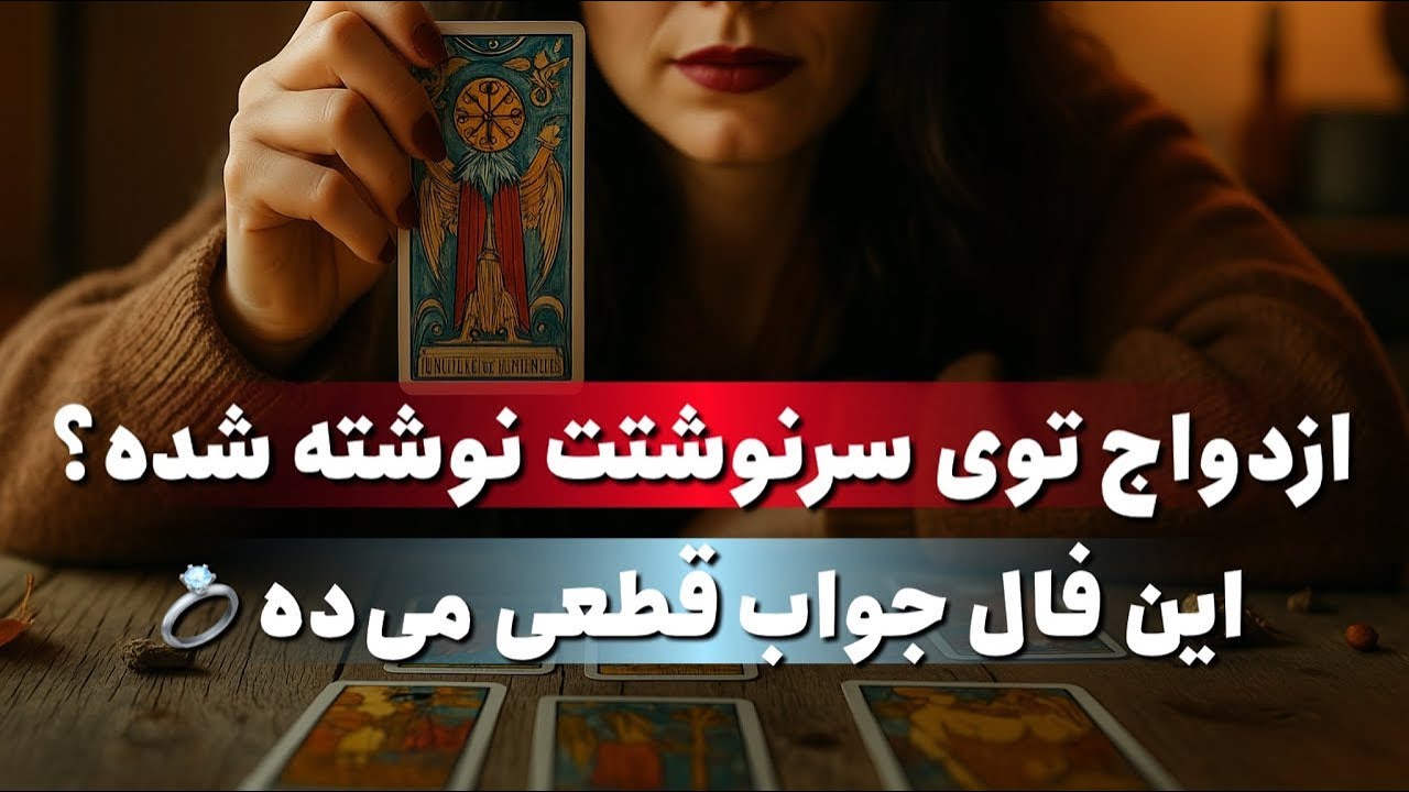 💍ازدواج توی سرنوشتت نوشته شده؟ این فال جواب قطعی می‌ده! 💌