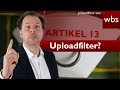 Kommen jetzt die Uploadfilter? - Parlament stimmt für neues Urheberrecht | RA Christian Solmecke