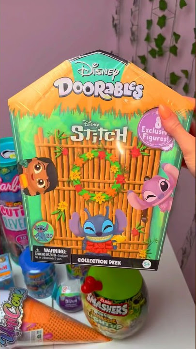 Disney Doorables S8 Stitch Bonus Figurine Stitch With Scrump