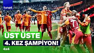 Süper Lig’de şampiyon Galatasaray: Aslan'dan 26. zafer! | 4x4 Futbol