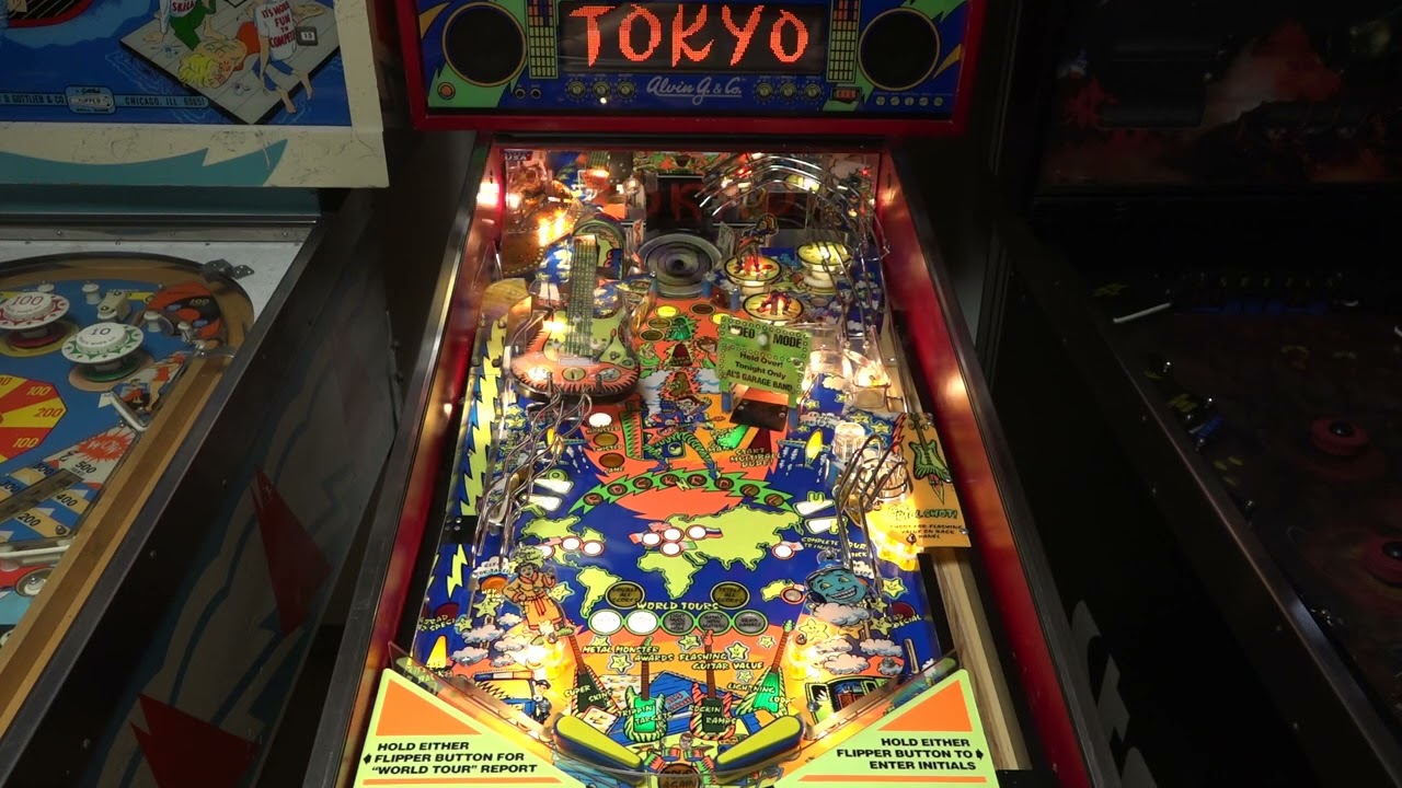 Al's Garage Band Goes On A World Tour (Alvin G. & Co., 1992) Flipper Pinball