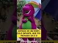 Você sabia que o traje original do Barney era amaldiçoado?