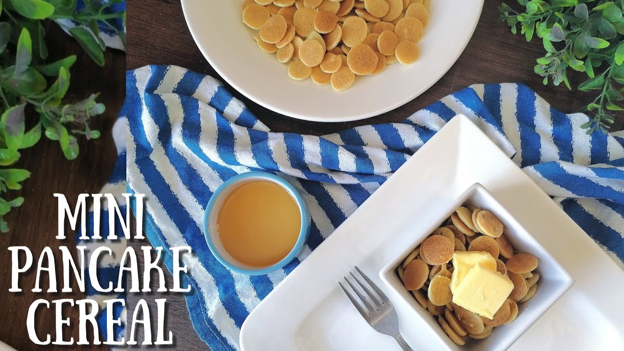 5 Minute Mini Pancake Cereal How To Make Mini Pancakes Cereal Easy