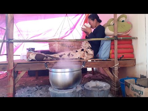 รีวิววีธีอยู่กรรม(อยู่ไฟ)ของแม่ลูกอ่อนเกีดลูกใหม่แบบลาวเดีม