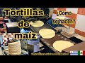 ¿Cómo se hacen la tortillas de maíz en una tortillería? (Veremos el proceso paso a paso)