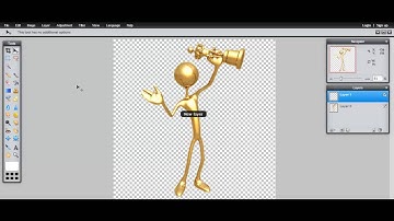 Pixlr Tutorial Basic - How to create new layer and duplicate layer
