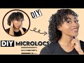 DIY Microloc Installation on Natural 4c Hair ❤️ | Loc-Count Included!!!