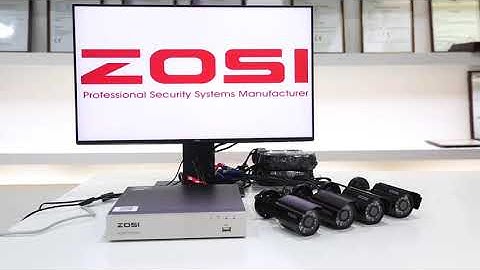 1080P Security Camera 5MP Lite DVR System with  1TB Hard Drive -ZOSI Security System