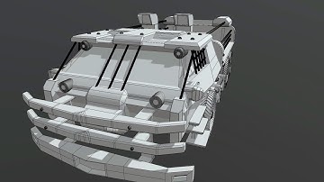 Showing off - Truck in Autodesk Maya 2017