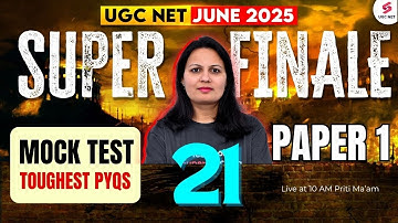 UGC NET Paper 1 Mock test  | UGC NET Paper 1 Mock Test Practice | Paper 1 PYQ By Priti Mam