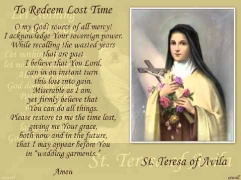 Saint of youtube prayers 24 teresa St. Teresa